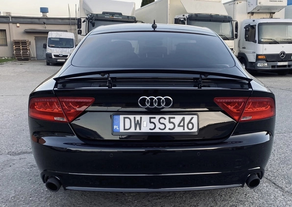 Audi A7 cena 64990 przebieg: 345000, rok produkcji 2012 z Wrocław małe 79